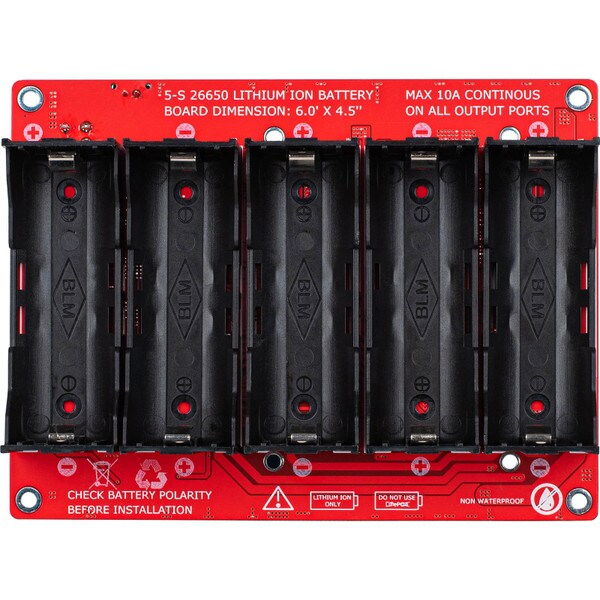 Main product image for Dayton Audio LBB-5v2 5 x 26650 Lithium Battery Charg325-212